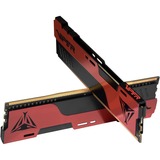 Patriot DIMM 32 GB DDR4-3200 (2x 16 GB) Dual-Kit, Arbeitsspeicher rot/schwarz, PVE2432G320C8K, Viper Elite II, INTEL XMP