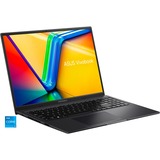 ASUS Vivobook 16X (K3605ZF-RP575W), Notebook schwarz, Intel® Core™ i5-12500H, NVIDIA GeForce RTX 2050, 16 GB DDR4, 512 GB (512 GB SSD), Windows 11 Home 64-Bit
