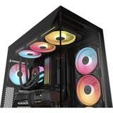 Corsair 3500X LX-R RGB , Tower-Gehäuse schwarz, Tempered Glass x 2