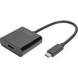 Digitus Adapter USB-C 3.2 Gen 1 > HDMI 4K/60Hz schwarz, 15cm Kabel