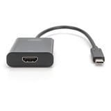 Digitus Adapter USB-C 3.2 Gen 1 > HDMI 4K/60Hz schwarz, 15cm Kabel