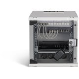 Digitus Netzwerk-Set SOHO Pro 10" 315x300 mm (BxT), IT-Schrank hellgrau, 6 Höheneinheiten