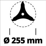 EINHELL Dickichtmesser 3405082, für Akku-Sense AGILLO, Ersatzmesser 