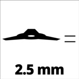 EINHELL Dickichtmesser 3405082, für Akku-Sense AGILLO, Ersatzmesser 