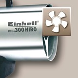 EINHELL Heißluftgebläse HGG 300 Niro (DE/AT) edelstahl/schwarz, 30 kW
