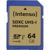 Intenso SDHC UHS-I 64 GB, Speicherkarte UHS-I U1, Class 10