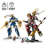 LEGO 71870 Ninjago Die Zwillings-Titanmechs, Konstruktionsspielzeug 