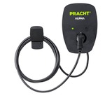 PRACHT Wallbox ALPHA MONO XT, 3,7 - 11 kW schwarz, 5,5 Meter Kabel, RFID