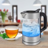 ProfiCook Glas-Wasserkocher PC-WKS 1229 G edelstahl/schwarz, 1 Liter