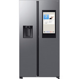 SAMSUNG RS90F67BETEF, Side-by-Side edelstahl, Family Hub, AI Energy Mode, Smart Conversion