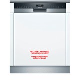 Siemens SN55ZS49CE iQ500, Spülmaschine edelstahl/schwarz, Home Connect