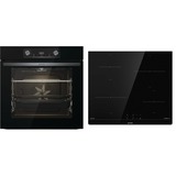 gorenje Black Induction Set, Backofen-Set schwarz