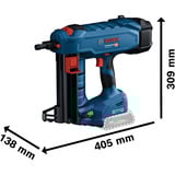 Bosch Akku-Betonnagler BITURBO GNB 18V-38 Professional solo, 18Volt blau/schwarz, ohne Akku und Ladegerät