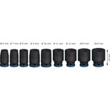 Bosch PRO Impact Steckschlüsseleinsatz-Set 1/4", 9-teilig schwarz, Standard