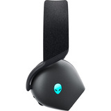 Dell Alienware Tri-Mode Wireless AW725H Dark Side of the Moon, Gaming-Headset schwarz, Hi-Res Audio, Bluetooth, 2,4 GHz, Kabel