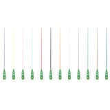 Digitus Durchgefärbte LC Simplex OS2 Pigtails, Kabel mehrfarbig, 12 Stück