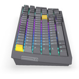 ENDORFY Celeris 1800, Gaming-Tastatur grau, US-Layout, ENDORFY Yellow by Gateron