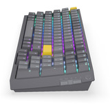 ENDORFY Celeris 1800, Gaming-Tastatur grau, US-Layout, ENDORFY Yellow by Gateron