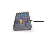 ENDORFY Celeris 1800, Gaming-Tastatur grau, US-Layout, ENDORFY Yellow by Gateron