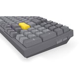 ENDORFY Celeris 1800, Gaming-Tastatur grau, US-Layout, ENDORFY Yellow by Gateron