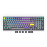 ENDORFY Celeris 1800, Gaming-Tastatur grau, US-Layout, ENDORFY Yellow by Gateron