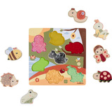 Eichhorn Fühlpuzzle mit Stoff 