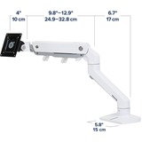 Ergotron HX Monitor Arm mit HD-Gelenk, Monitorhalterung weiß