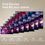 Hisense 100E7DS PRO Hi-QLED-Fernseher 253 cm (100 Zoll), schwarz/dunkelgrau, UltraHD/4K, Free-Sync-Premium, 144Hz Panel
