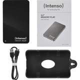 Intenso Memory Play 1 TB, Externe Festplatte schwarz, USB-A 3.2 Gen 1 (5 Gbit/s)
