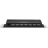 Lindy 7 Port USB 2.0 Metall Hub, USB-Hub schwarz