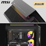 MSI MEG Vision X AI 2NVZ9-205AT, Gaming-PC schwarz/transparent, Windows 11 Home