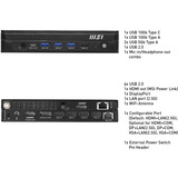 MSI PRO DP10 A14MG-014XAT, Mini-PC schwarz, ohne Betriebssystem