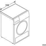 Siemens WQ33G2D40 iQ500, Wärmepumpen-Kondensationstrockner weiß