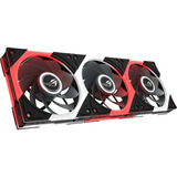 ASUS ROG Eurux GR120 ARGB, Gehäuselüfter schwarz, Reverse, 3er Pack, 122 mm