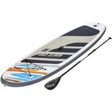 Bestway Hydro-Force SUP Allround Board-Set "White Cap", SUP-Board weiß/grau, 305cm x 84cm x 12cm