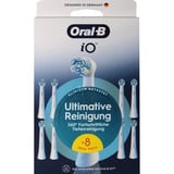 Braun Oral-B iO Ultimative Reinigung 8er, Aufsteckbürste weiß, Überlegene Plaque-Entfernung