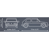 COBI Volkswagen Golf GTI (1976-1983), Konstruktionsspielzeug weiß, Maßstab 1:35