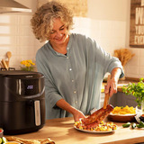 Cecotec Heißluftfritteuse CecoFry Absolute 7600 schwarz, 2.000 Watt, Korb 7,6 Liter