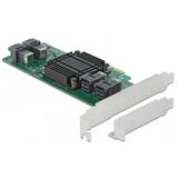 DeLOCK PCI Express x8 Karte zu 4 x intern SFF-8643 NVMe LP, Controller 