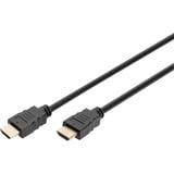 Digitus HDMI Premium High Speed Anschlusskabel, mit Ethernet, UHD 4K schwarz, 3 Meter