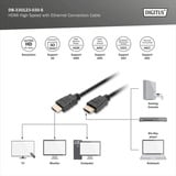 Digitus HDMI Premium High Speed Anschlusskabel, mit Ethernet, UHD 4K schwarz, 3 Meter