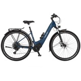 FISCHER Fahrrad Viator 8.0i (2023), Pedelec blau, 28", 43 cm Rahmen