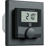 Homematic IP Wandthermostat mit Schaltausgang (HmIP-BWTH-A) anthrazit, für Markenschalter 230V