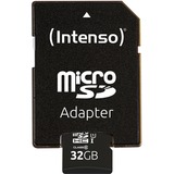 Intenso UHS-I Performance 32 GB microSDXC, Speicherkarte schwarz, UHS-I U1, Class 10