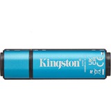 Kingston IronKey Vault Privacy 50 16 GB, USB-Stick hellblau/schwarz, USB-A 3.2 Gen 1