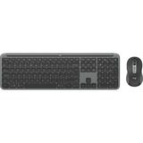 Logitech Signature Slim Combo MK950 for Business, Desktop-Set graphit, DE-Layout, Scherenmechanik, Logi Bolt, Bluetooth, für Windows/macOS/ChromeOS/Linux/iPadOS/Android