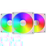 Montech GF120R V2 ARGB, Gehäuselüfter weiß/weiß, 3er Pack, Reverse, 120 mm
