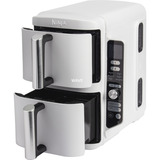Ninja Double Stack XL 2-Ebenen Heißluftfritteuse SL400EUWH weiß, 2.470 Watt, 2 Körbe je 4,75 Liter