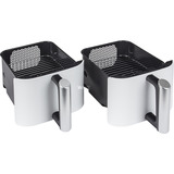 Ninja Double Stack XL 2-Ebenen Heißluftfritteuse SL400EUWH weiß, 2.470 Watt, 2 Körbe je 4,75 Liter