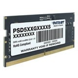 Patriot SO-DIMM 16 GB DDR5-5600, Arbeitsspeicher schwarz, PSD516G560081S, Signature